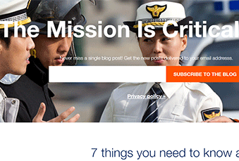 The mission is critical blog