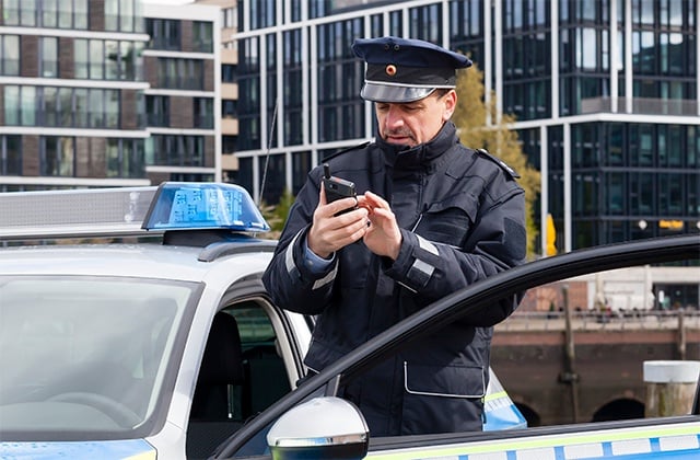 Police using Tactilon Dabat in Germany