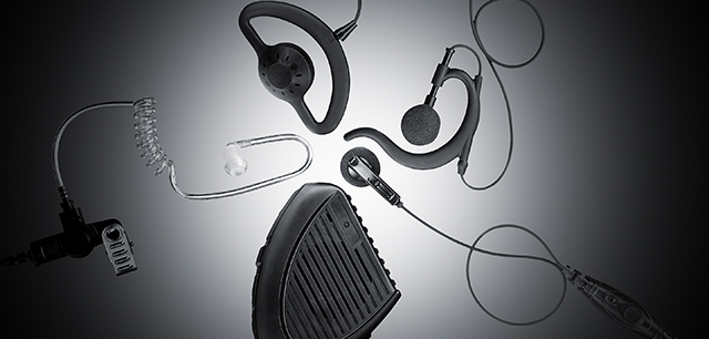 Examples of TETRA radio accessories