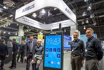 Airbus stand at the PMRExpo2017