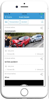 Pincident Mobile App for incident management