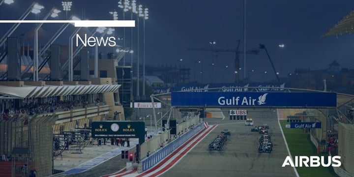 Airbus secures the first F1 race of the season in Bahrain