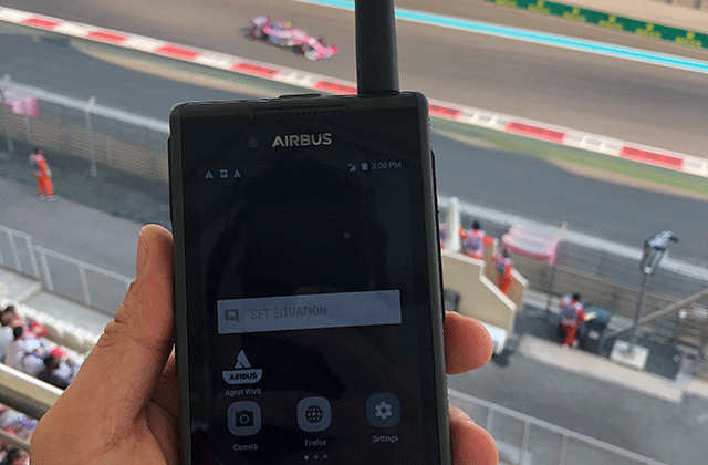 Tactilon Dabat hybrid device at Abu Dhabi Grand Prix 2021