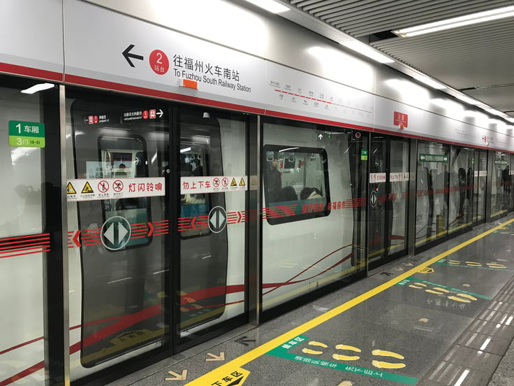 La ciudad china de Fuzhou confía en la tecnología de comunicaciones seguras de Airbus para otra línea de metro