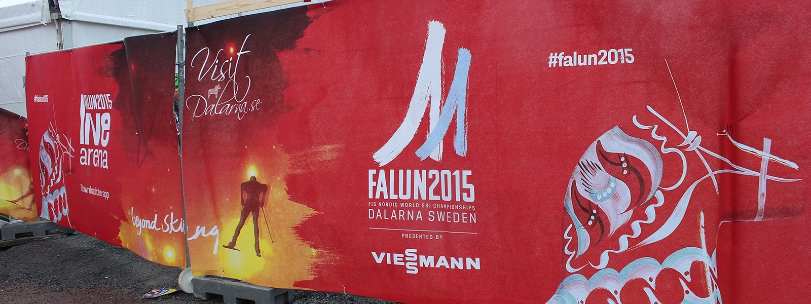 Falun Ski World Championships 2015 - signage