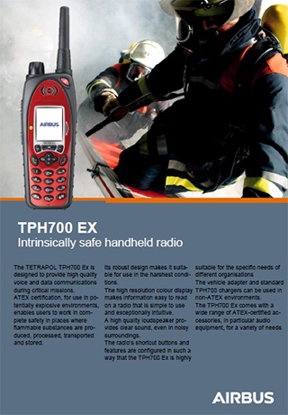 TPH700 Ex Tetrapol ATEX radio